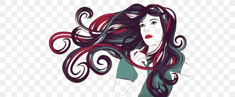 Hair Drawing Woman Illustration, PNG, 500x339px, Hair, Art, Drawing, Fashion, Fictional Character Download Free