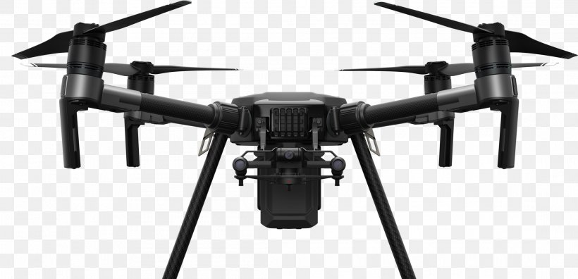 Mavic Pro DJI Matrice 200 Unmanned Aerial Vehicle Aircraft, PNG, 2193x1060px, Mavic Pro, Aircraft, Automotive Exterior, Black And White, Business Download Free