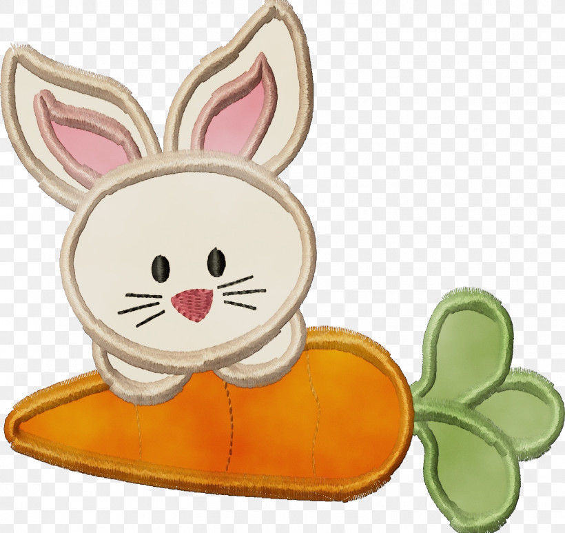 Easter Bunny, PNG, 1508x1423px, Watercolor, Animal Figure, Cartoon, Easter Bunny, Heart Download Free