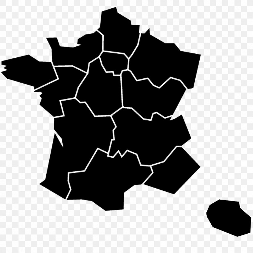 France Vector Map Blank Map, PNG, 1000x1000px, France, Black, Black And White, Blank Map, Depositphotos Download Free