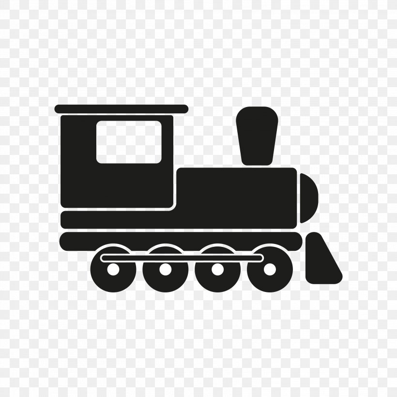 Train Rail Transport, PNG, 3128x3128px, Train, Black, Black And White, Brand, Cargo Download Free