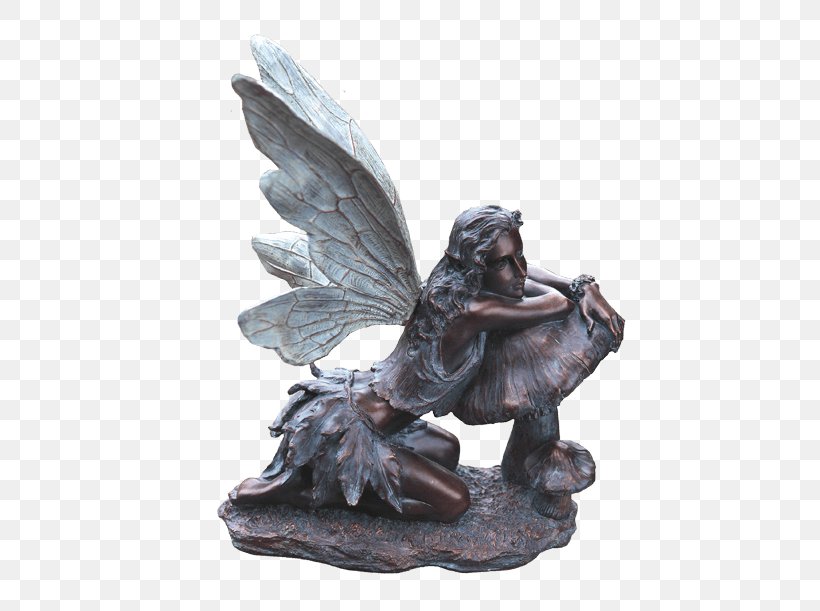 Bronze Fairy Garden Ornament Napco Marketing Corporation, PNG, 500x611px, Bronze, Bronze Sculpture, Classical Sculpture, Fairy, Figurine Download Free