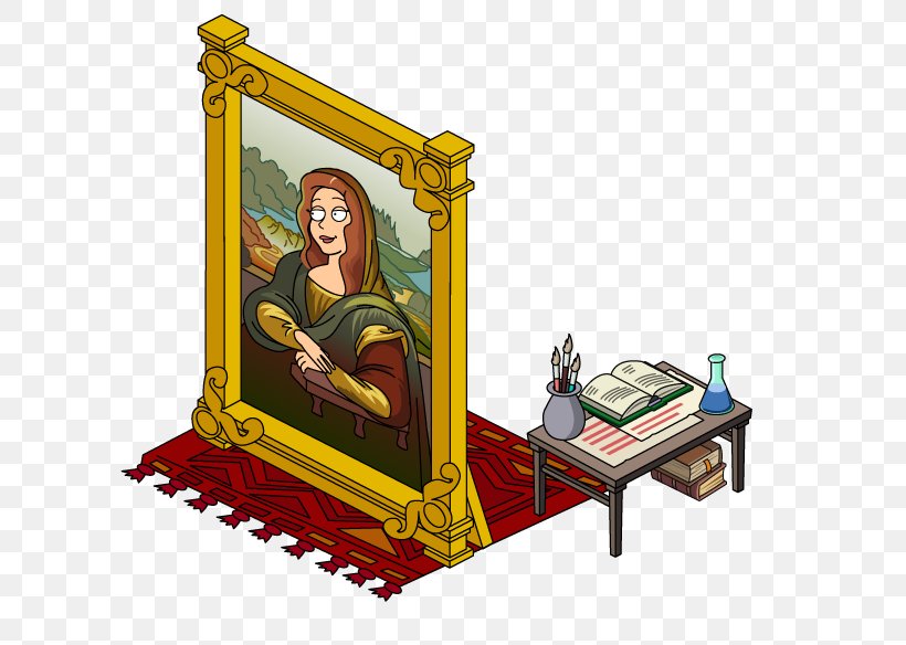 Family Guy: The Quest For Stuff Mona Lisa Renaissance Image Stewie Griffin, PNG, 648x584px, Family Guy The Quest For Stuff, Art, Family Guy, Furniture, Lois Griffin Download Free