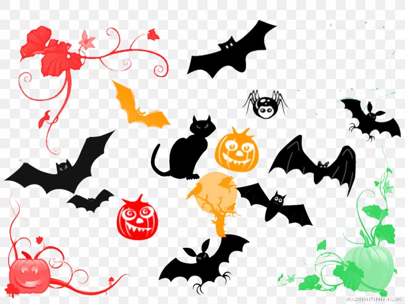 Bat Halloween Jack-o-lantern Pumpkin, PNG, 1024x768px, Bat, Black, Ghost, Halloween, Holiday Download Free