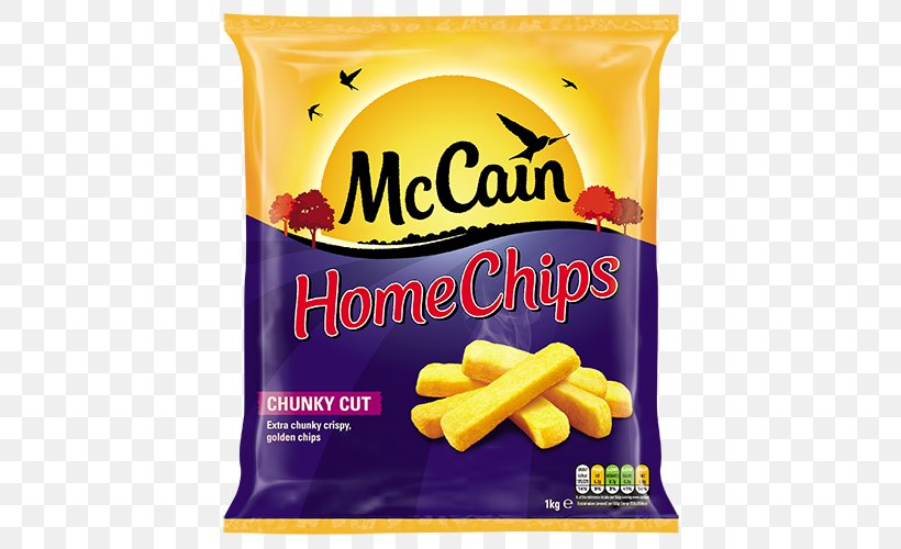 French Fries McCain Foods Onion Ring Crinkle-cutting Frozen Food, PNG, 500x500px, French Fries, Crinklecutting, Food, Frozen Food, Frying Download Free