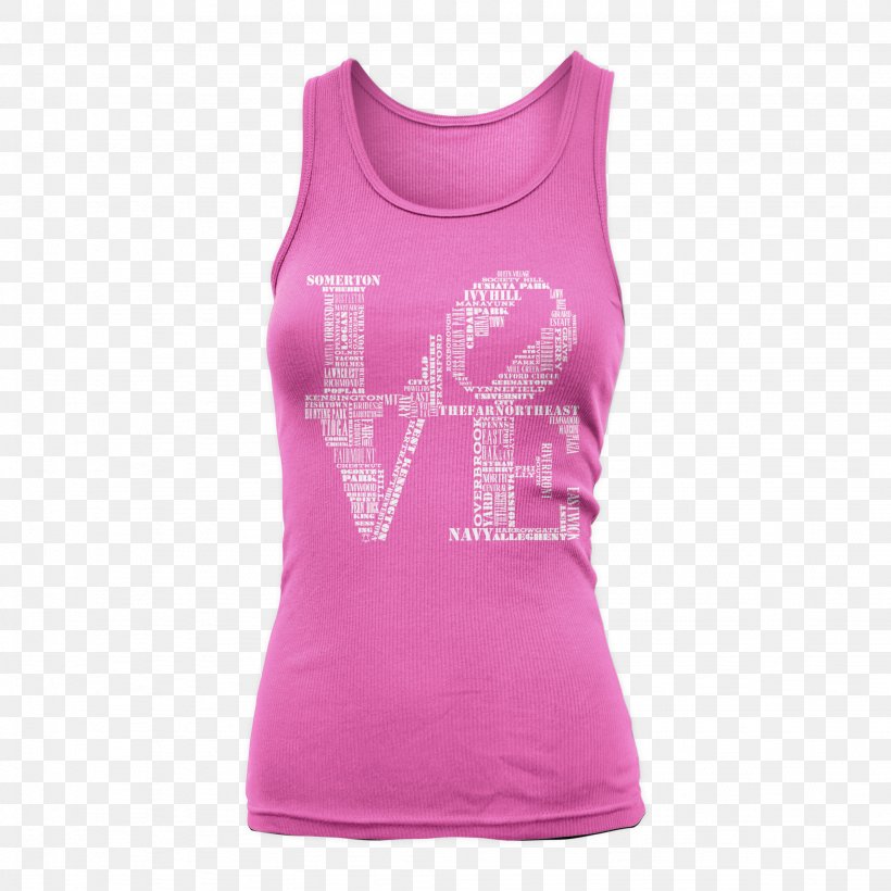 Gilets T-shirt Sleeveless Shirt, PNG, 2048x2048px, Gilets, Active Shirt, Active Tank, Clothing, Magenta Download Free