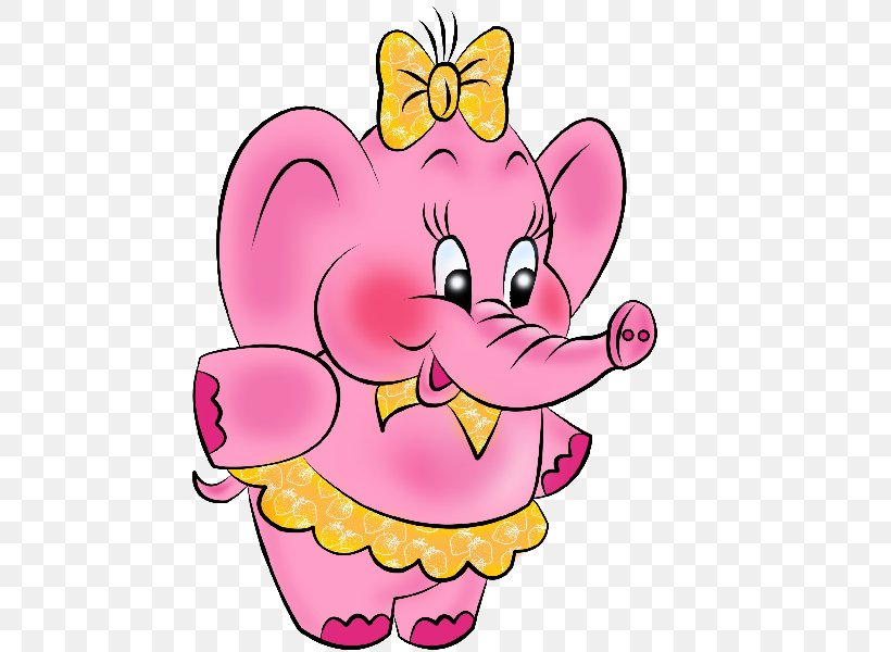 Seeing Pink Elephants Free Clip Art, PNG, 600x600px, Watercolor, Cartoon, Flower, Frame, Heart Download Free