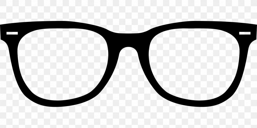Glasses Eyewear Clip Art, PNG, 1920x960px, Glasses, Area, Black And White, Drawing, Eyewear Download Free