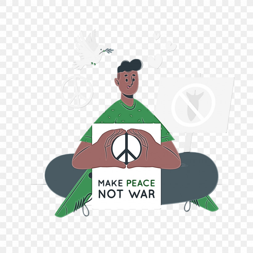 Logo Cartoon Meter Behavior Human, PNG, 2000x2000px, Make Peace Not War, Behavior, Cartoon, Human, Logo Download Free