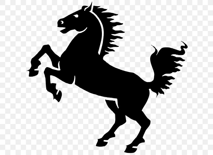 Mustang Stallion Clip Art, PNG, 629x600px, Mustang, Animal Figure, Black, Black And White, Colt Download Free