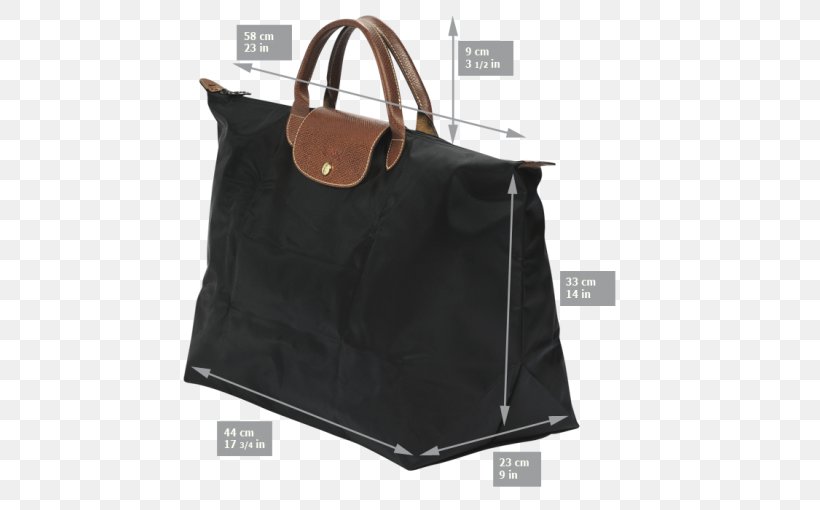 Pliage Longchamp Tote Bag Leather, PNG, 510x510px, Pliage, Bag, Black, Brand, Hand Luggage Download Free