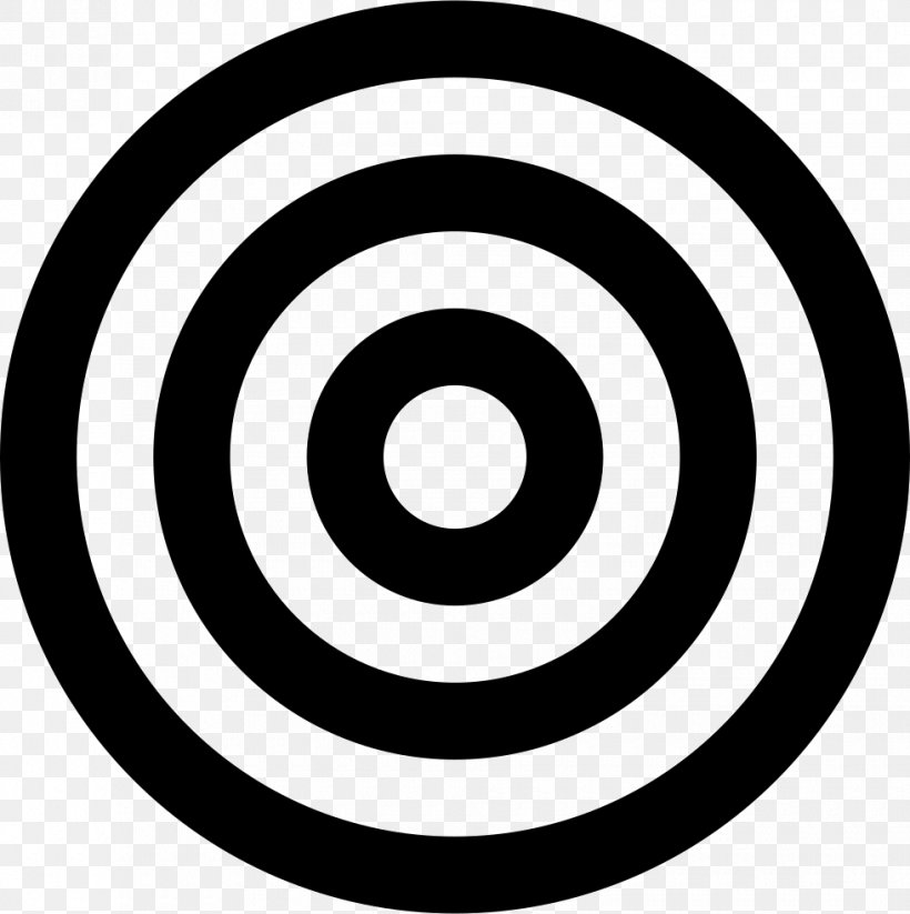 Clip Art Concentric Objects, PNG, 980x984px, Concentric Objects, Area, Black And White, Spiral, Symbol Download Free