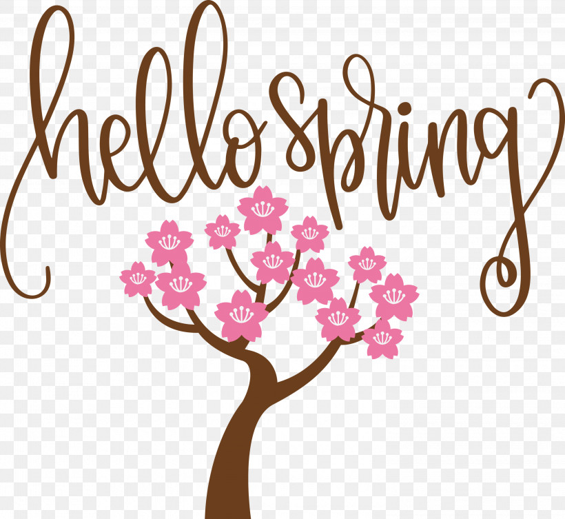 Hello Spring Spring, PNG, 3000x2755px, Hello Spring, Biology, Branching, Cut Flowers, Floral Design Download Free