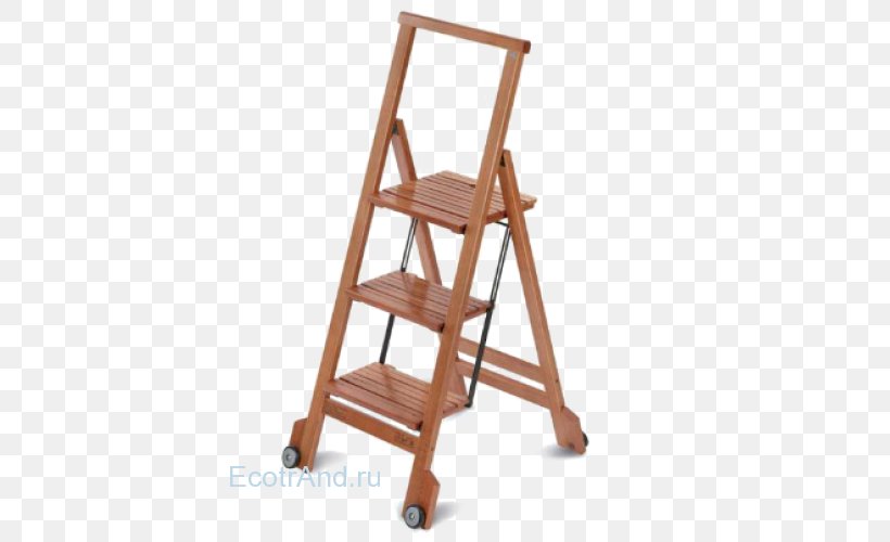 Ladder Stool Wood Keukentrap Chair, PNG, 500x500px, Ladder, Chair, Easel, Escabeau, Furniture Download Free