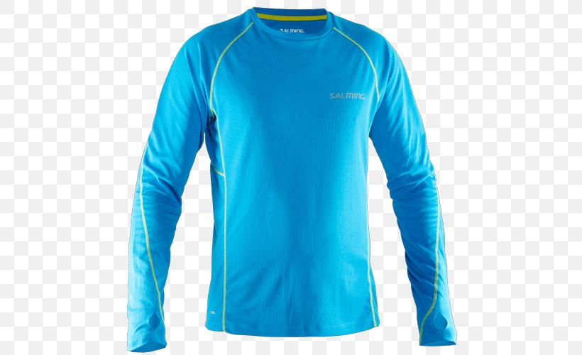 Long-sleeved T-shirt Inov-8 Clothing, PNG, 500x500px, Tshirt, Active Shirt, Aqua, Azure, Blue Download Free