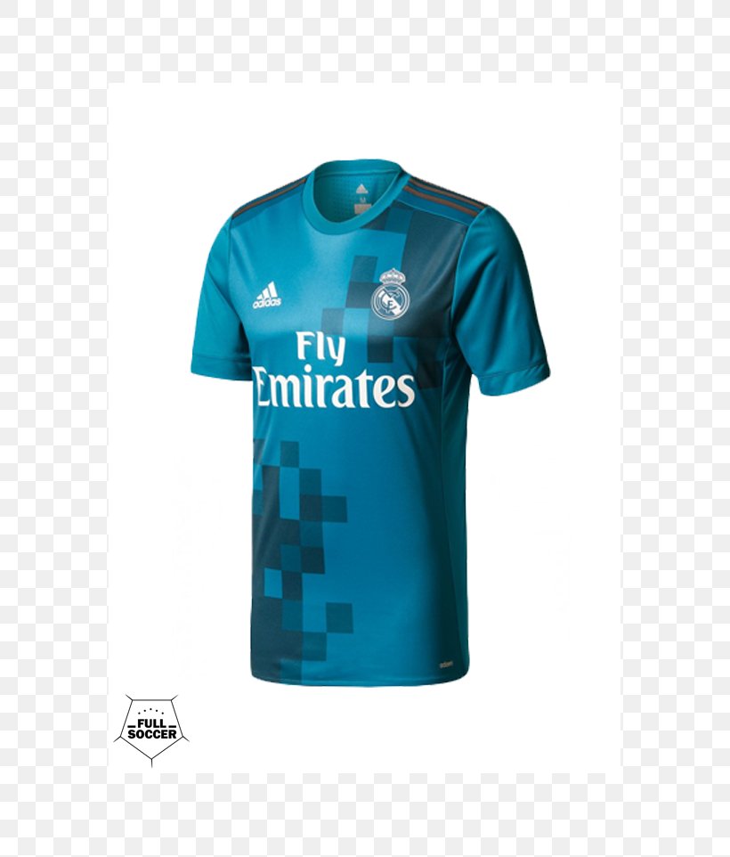 Real Madrid C.F. UEFA Champions League La Liga T-shirt Third Jersey, PNG, 750x962px, Real Madrid Cf, Active Shirt, Adidas, Aqua, Blue Download Free