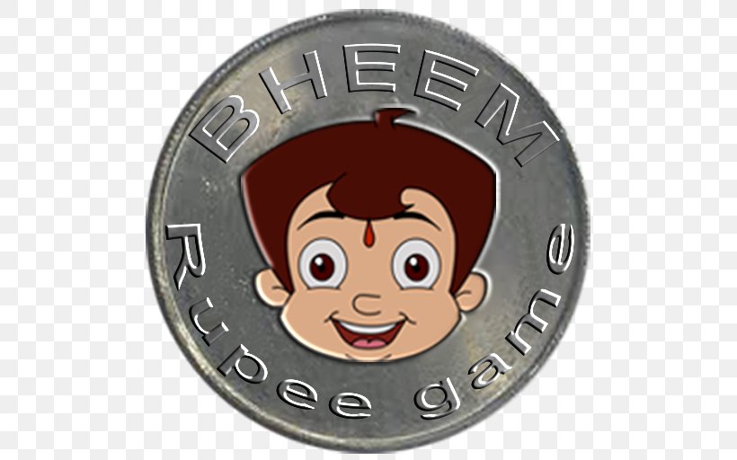 Bheem Rupee Game Learn Clock With Bheem KBC Quiz With Bheem Animation, PNG, 512x512px, Learn Clock With Bheem, Android, Animation, Badge, Cartoon Download Free