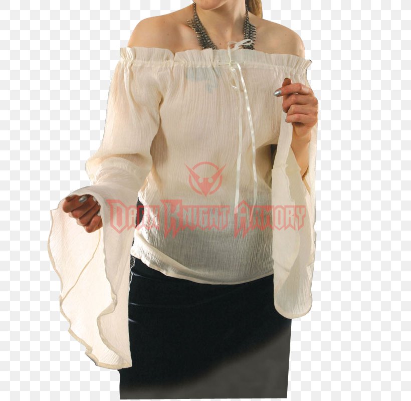 Blouse Sleeve English Medieval Clothing Poet Shirt, PNG, 800x800px, Blouse, Beige, Bell Sleeve, Casual Attire, Clothing Download Free