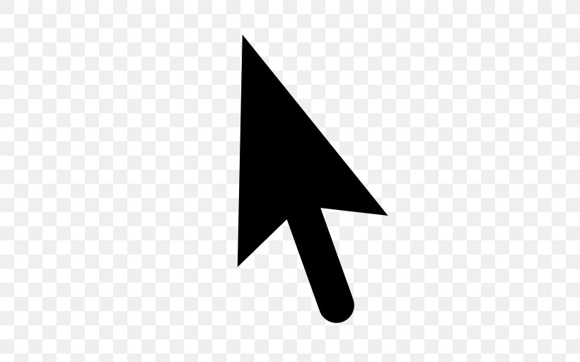 Computer Mouse Pointer Cursor, PNG, 512x512px, Computer Mouse, Animation, Black, Black And White, Computer Monitors Download Free