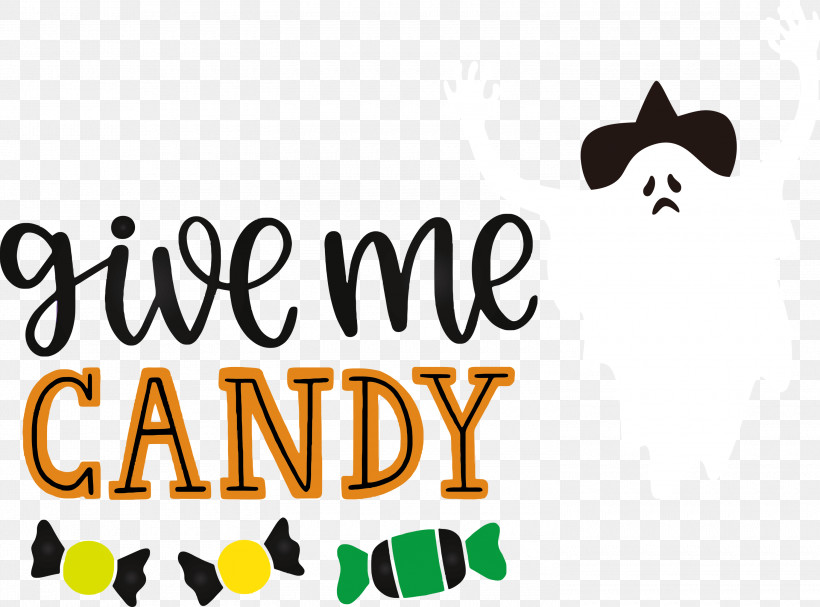 Give Me Candy Trick Or Treat Halloween, PNG, 3000x2223px, Give Me Candy, Biology, Halloween, Logo, M Download Free
