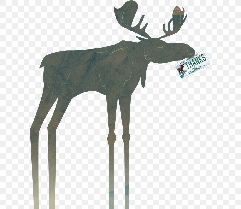 Reindeer Moose New Hampshire Antler Vehicle License Plates, PNG, 616x712px, Reindeer, Antler, Conservation, Deer, Grant Download Free