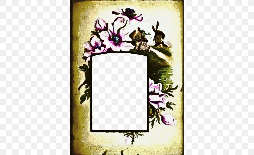 Background Design Frame, PNG, 500x500px, Floral Design, Meter, Morning Glory, Picture Frame, Picture Frames Download Free