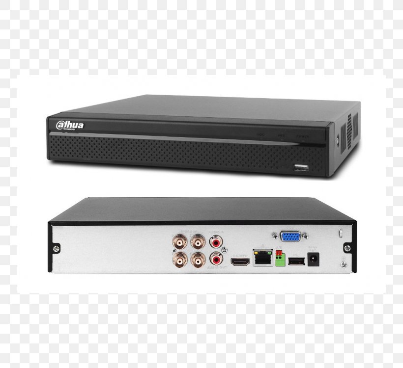 HDMI Dahua Technology Digital Video Recorders Network Video Recorder IP Camera, PNG, 750x750px, Hdmi, Analog High Definition, Analog Signal, Audio Receiver, Cable Converter Box Download Free