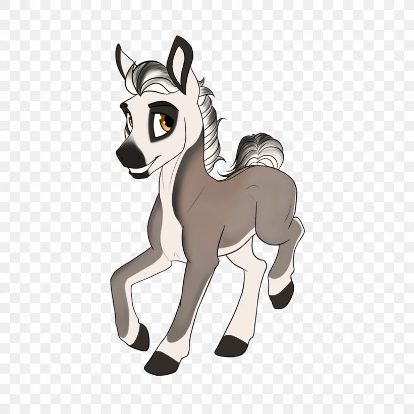 Mustang Stallion Donkey Cat Mane, PNG, 1024x1024px, Mustang, Animal Figure, Black And White, Carnivoran, Cartoon Download Free