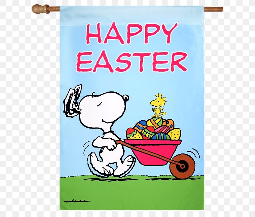 Snoopy Woodstock It's The Easter Beagle, Charlie Brown Easter Bunny, PNG, 700x700px, Snoopy, Advertising, Area, Art, Banner Download Free