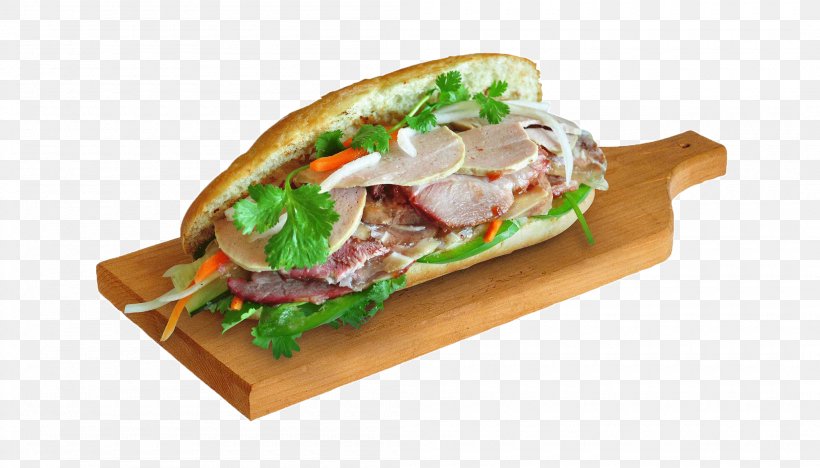 Bánh Mì Meat Bread Fast Food, PNG, 2100x1200px, Meat, Bread, Condensed Milk, Cuisine, Dish Download Free