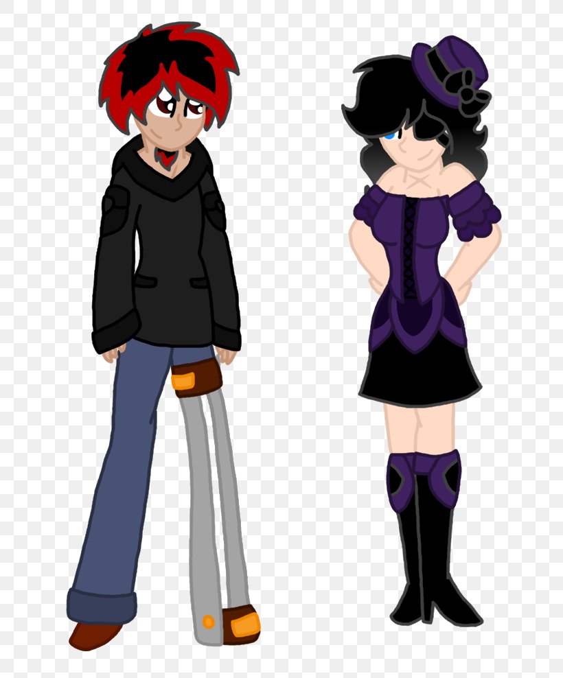 Clothing Costume Design Purple Violet, PNG, 724x988px, Clothing, Black Hair, Cartoon, Character, Costume Download Free