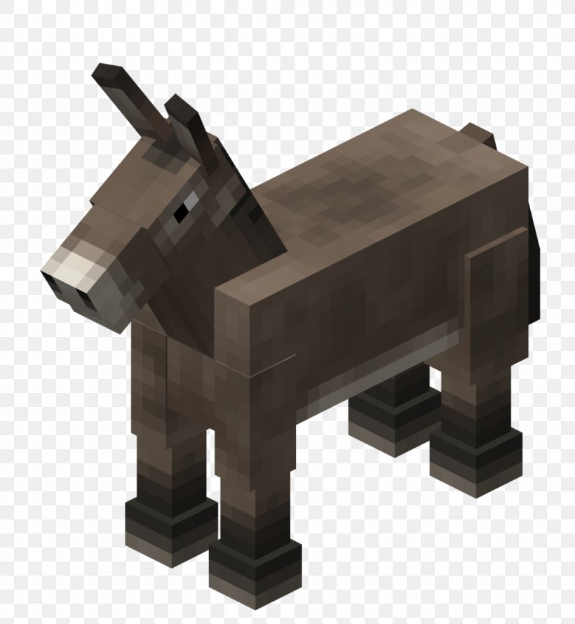 Minecraft Mule Horse Donkey Mob, PNG, 1024x1111px, Minecraft, Android, Breed, Donkey, Enderman Download Free