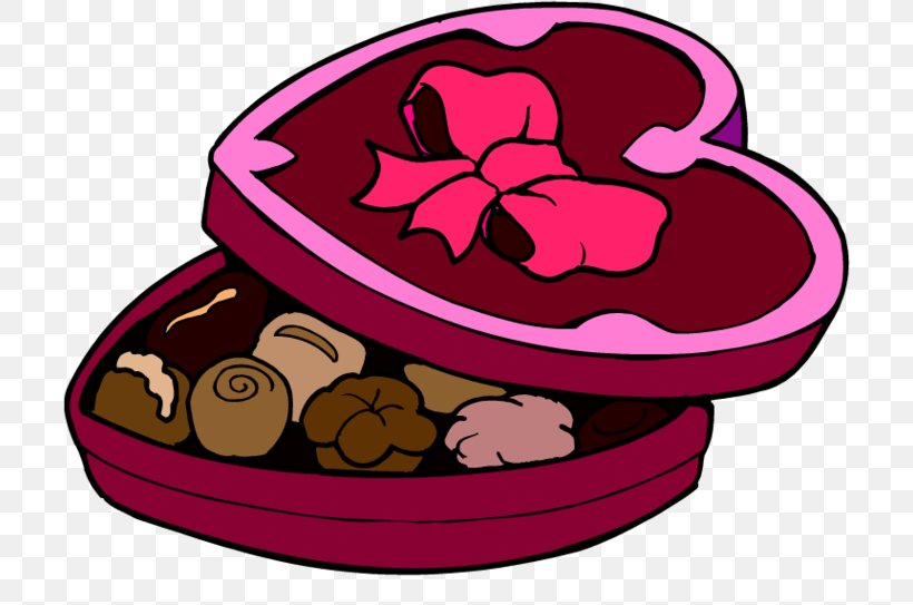 Chocolate Brownie Valentine's Day Candy Clip Art, PNG, 713x543px, Chocolate, Biscuits, Bombonierka, Cake, Candy Download Free