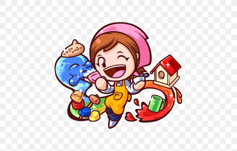 Cooking Mama 2: Dinner With Friends Babysitting Mama Cooking Mama 4: Kitchen Magic Cooking Mama: Cook Off, PNG, 525x525px, Cooking Mama, Art, Artwork, Babysitting Mama, Cartoon Download Free