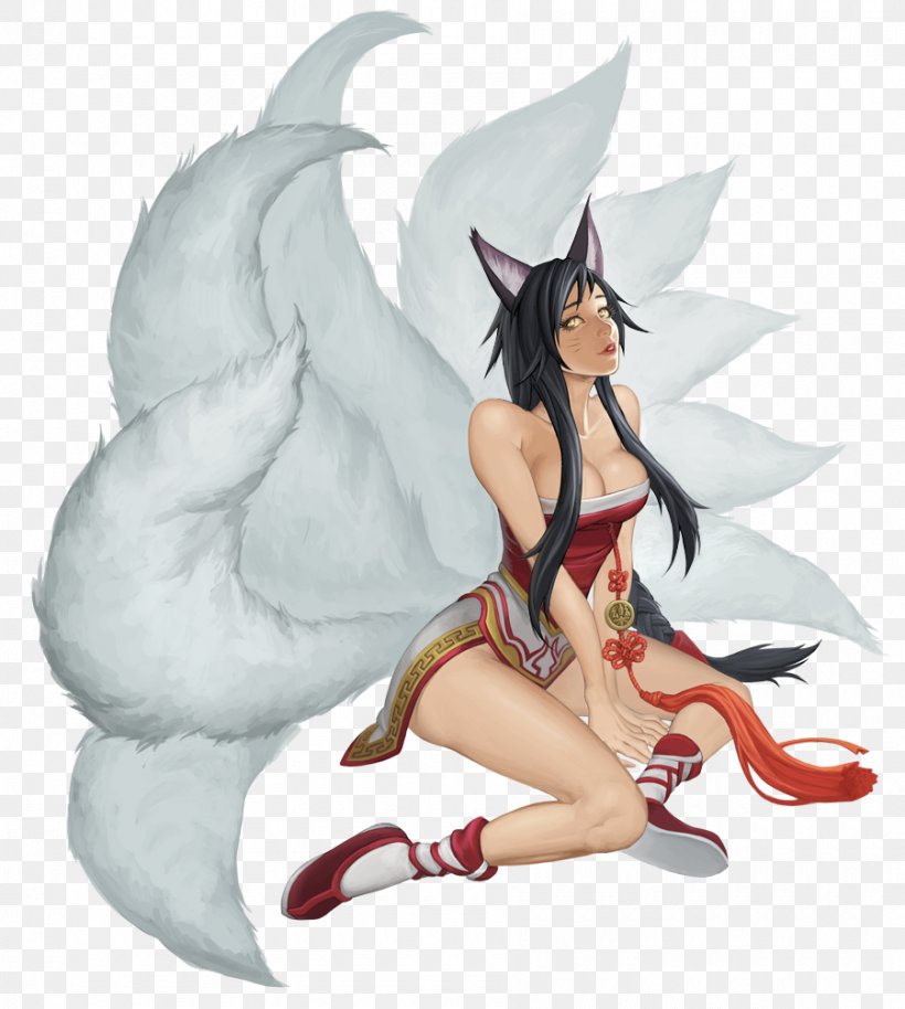 League Of Legends Nine-tailed Fox Ahri Image Game, PNG, 900x1004px, Watercolor, Cartoon, Flower, Frame, Heart Download Free