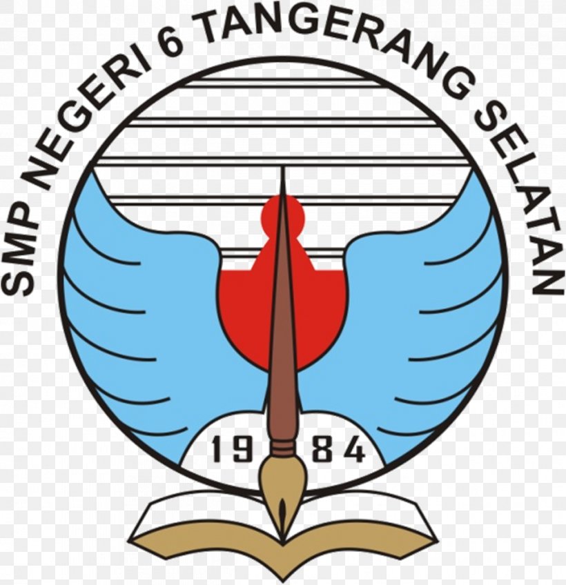 SMP Negeri 6 South Tangerang SMA Negri 6 Tangsel Junior High School 6 Tangerang Clip Art, PNG, 1214x1256px, School, Area, Artwork, Beak, Information Download Free