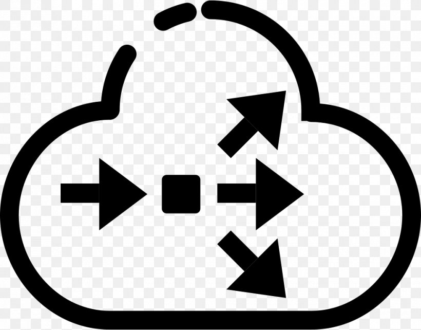 Load Balancing Cloud Computing Clip Art, PNG, 980x768px, Load Balancing, Area, Black, Black And White, Brand Download Free