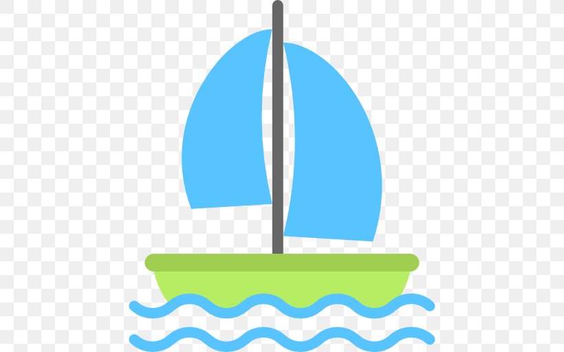 Sailboat Icon, PNG, 512x512px, Sail, Aqua, Azure, Boat, Green Download Free