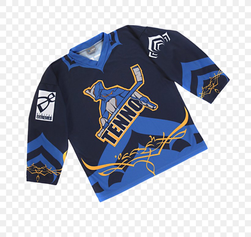 T-shirt Warframe Ice Hockey Sports Fan Jersey Hockey Jersey, PNG, 700x775px, Tshirt, Blue, Brand, Coat, Dress Shirt Download Free