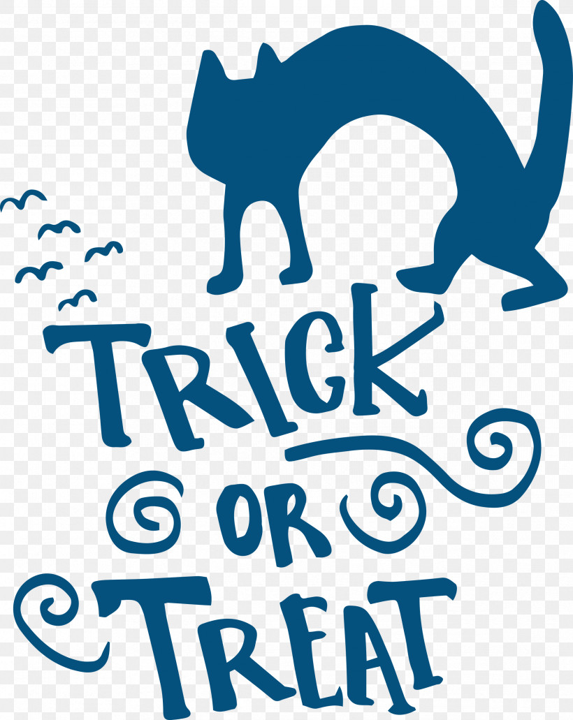 Trick-or-treating Trick Or Treat Halloween, PNG, 2386x3000px, Trick Or Treating, Black And White, Cat, Halloween, Logo Download Free