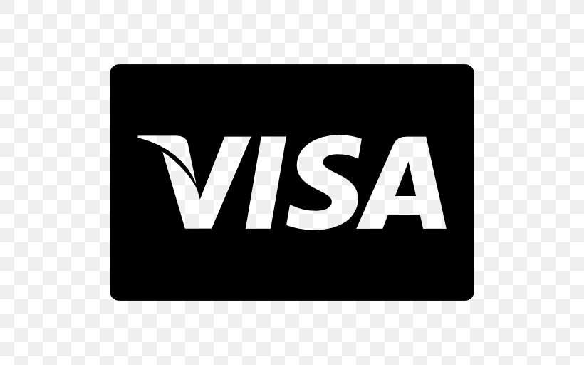 Visa Credit Card Payment Bank, PNG, 512x512px, Visa, Area, Bank, Black, Black And White Download Free