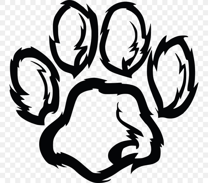 Wildcat Paw Tiger Clip Art, PNG, 745x720px, Wildcat, Artwork, Black, Black And White, Cat Download Free