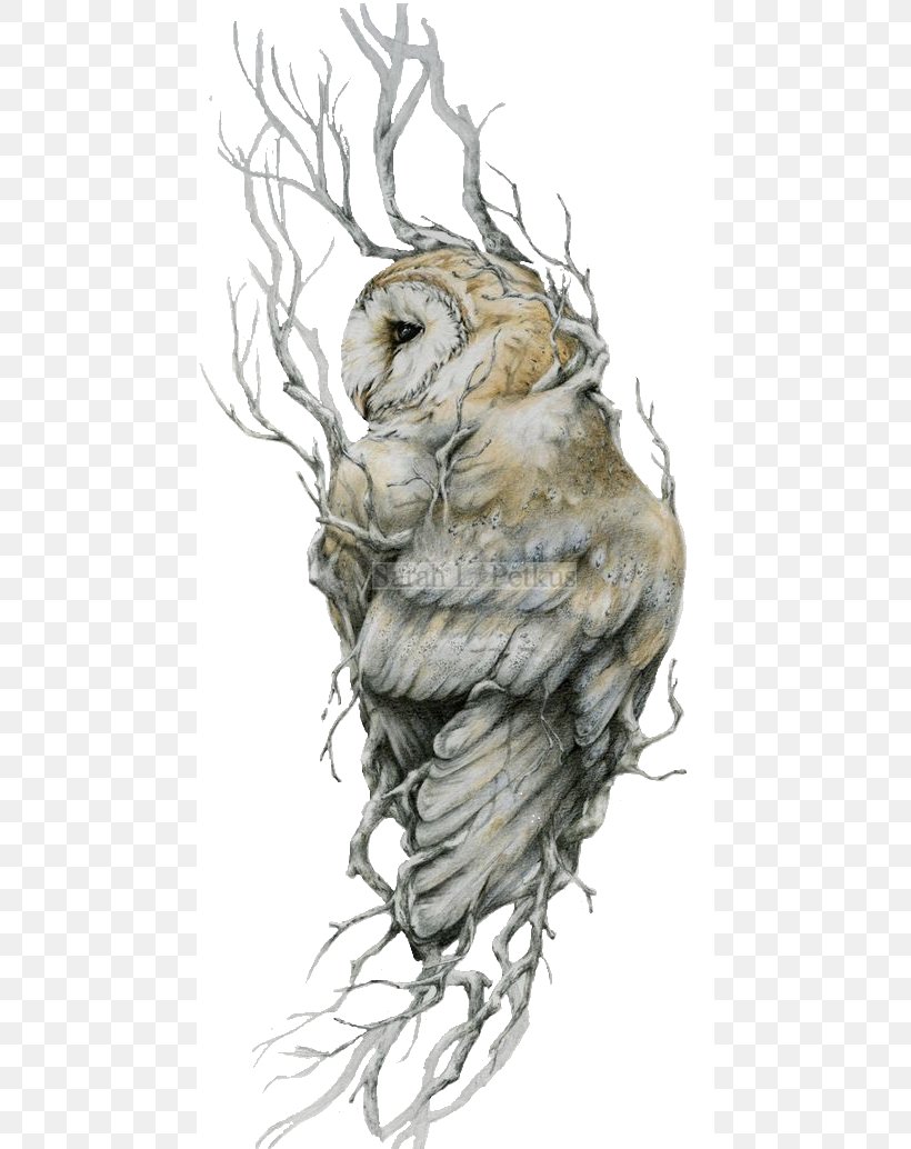 Barn Owl Tattoo Drawing Bird, PNG, 466x1034px, Owl, Art, Australian Masked Owl, Barn Owl, Beak Download Free