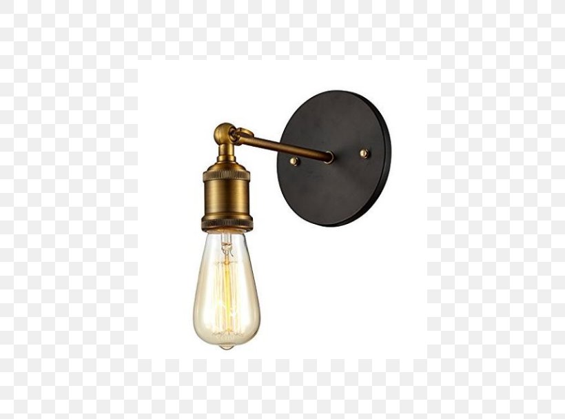 Light Fixture Sconce Incandescent Light Bulb Lamp, PNG, 608x608px, Light, Architectural Lighting Design, Brass, Ceiling Fixture, Edison Light Bulb Download Free