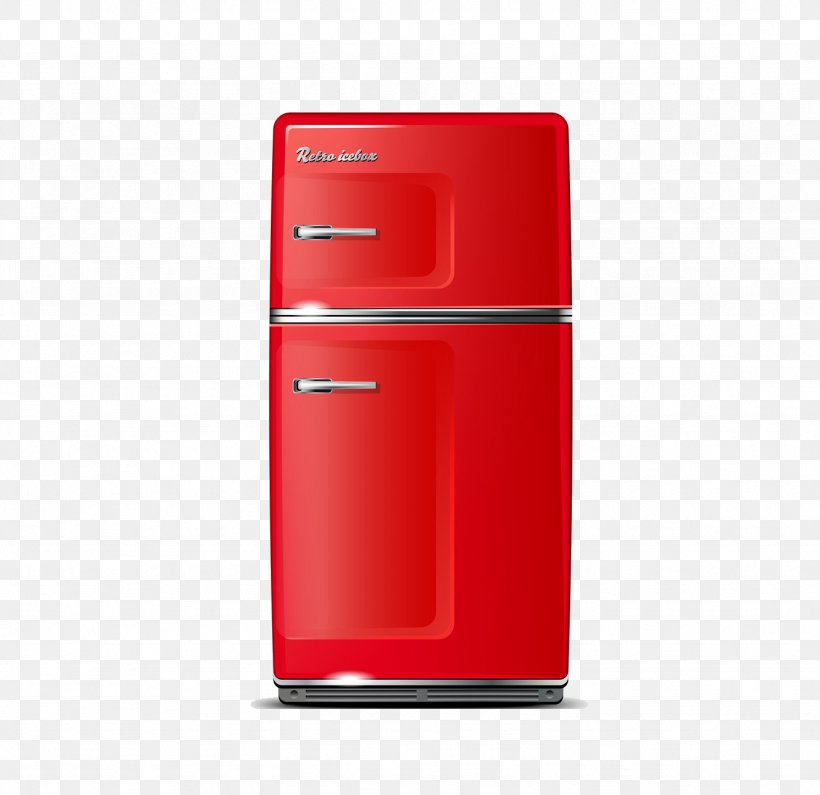 Refrigerator Home Appliance Euclidean Vector, PNG, 1332x1292px, 988 Fm, Refrigerator, Electricity, Home Appliance, Kitchen Appliance Download Free