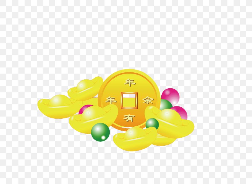 U5143u5b9d Gold Chinese New Year, PNG, 600x600px, Gold, Cartoon, Cash, Chinese New Year, Collecting Download Free