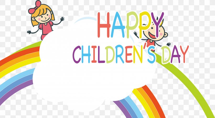 Children's Day Illustration, PNG, 4860x2672px, Watercolor, Cartoon, Flower, Frame, Heart Download Free