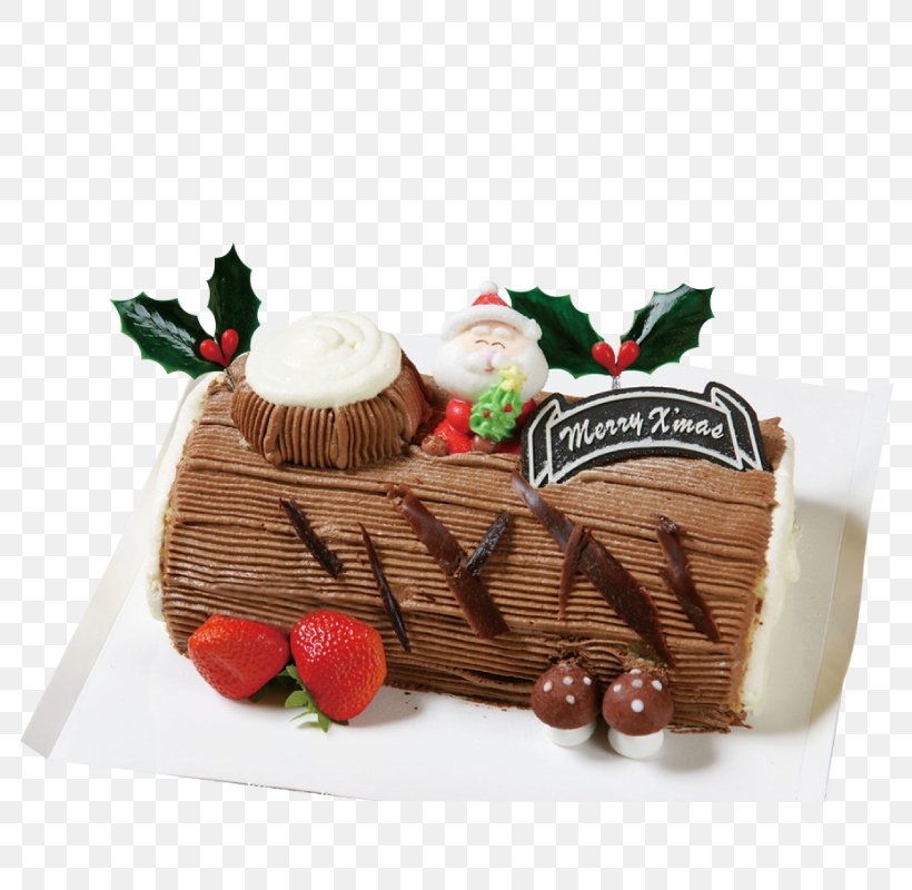Christmas Cake Birthday Cake Chocolate Cake Panettone Santa Claus, PNG, 800x800px, Christmas Cake, Birthday, Birthday Cake, Bread, Cake Download Free