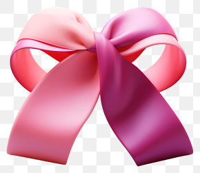 Pastel Ribbon - Elegant Pink Bow Ribbon Decoration PNG