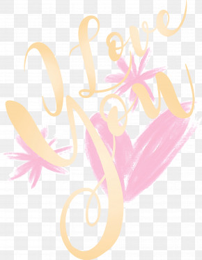 Pink Font PNG